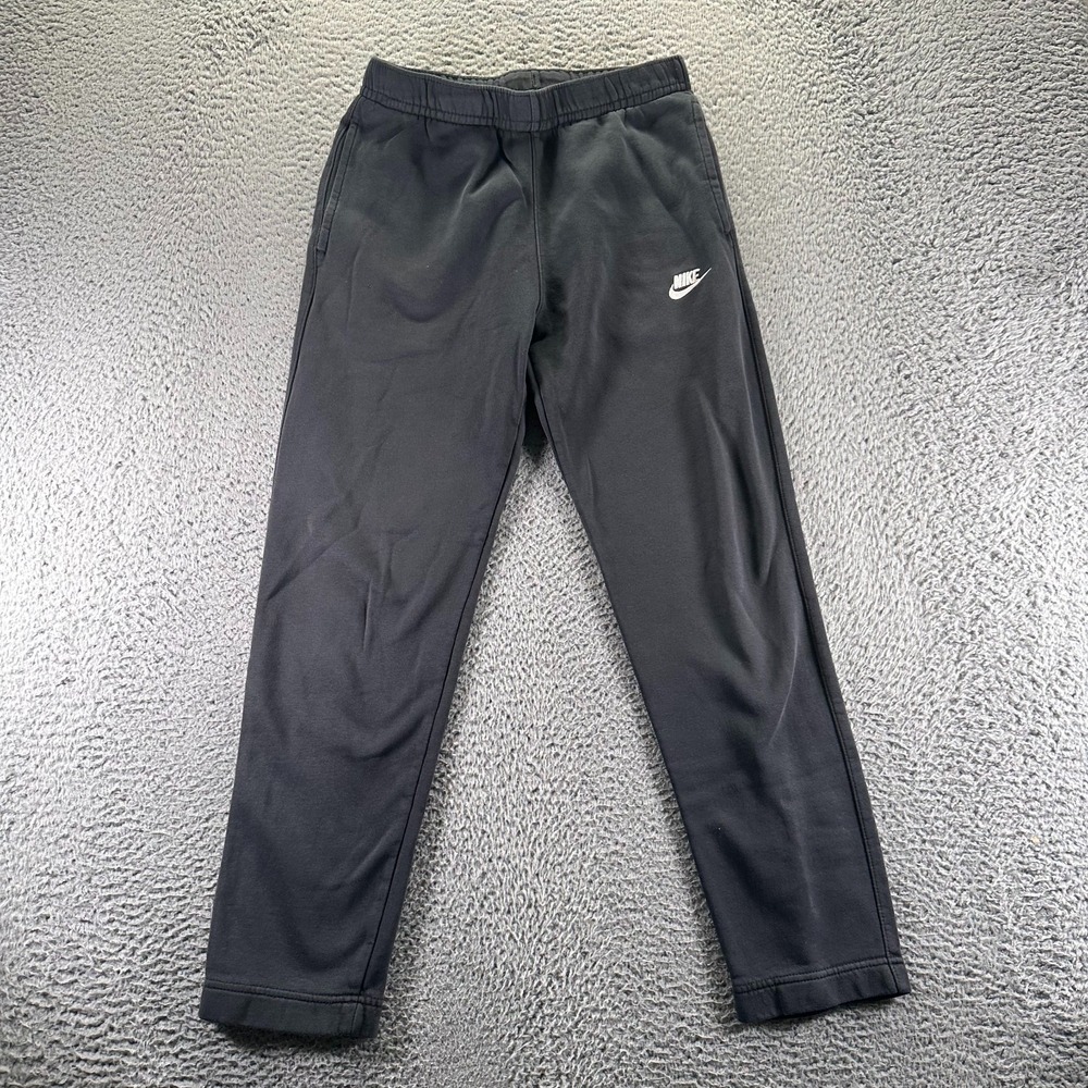 Nike Pant Mens S Black Sweatpants Fleece Tapered‎ Activewear Sports Performance